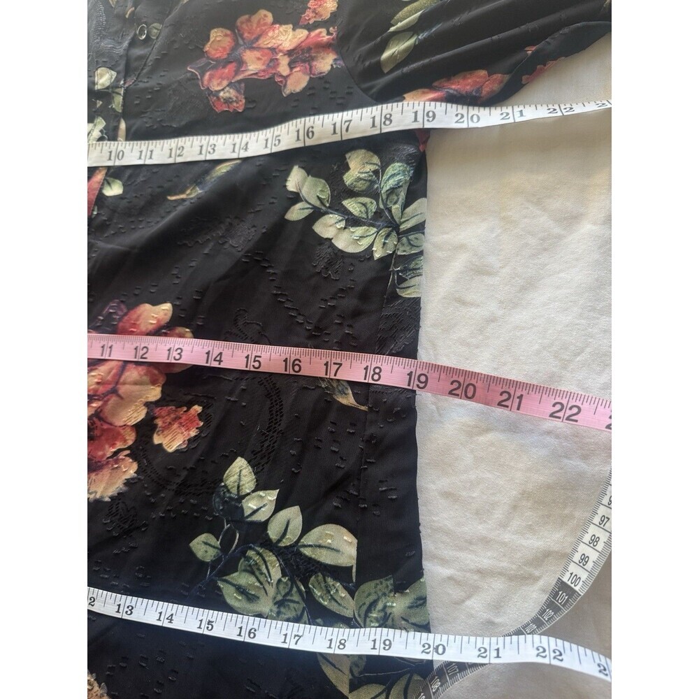 Pose Womens Dress Sz 10 Cottagecore Cottage Bohemian Whimsical Floral Autumn - Picture 12 of 14